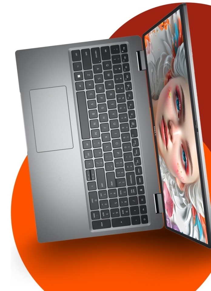 Dell Latitude 5530 zdjęcie produktu - widok z góry na klawiaturę